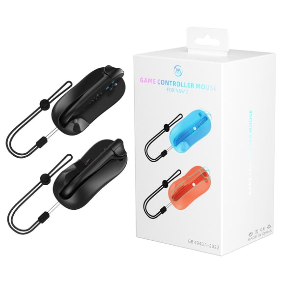 JYS 2-Pack Magnetic Mini Mouse for Nintendo Switch 2 Joy-Con - Left/Right Small Controller Portable Mouse Adapter, Compact Gaming Mouse for Switch 2, Plug-and-Play Design