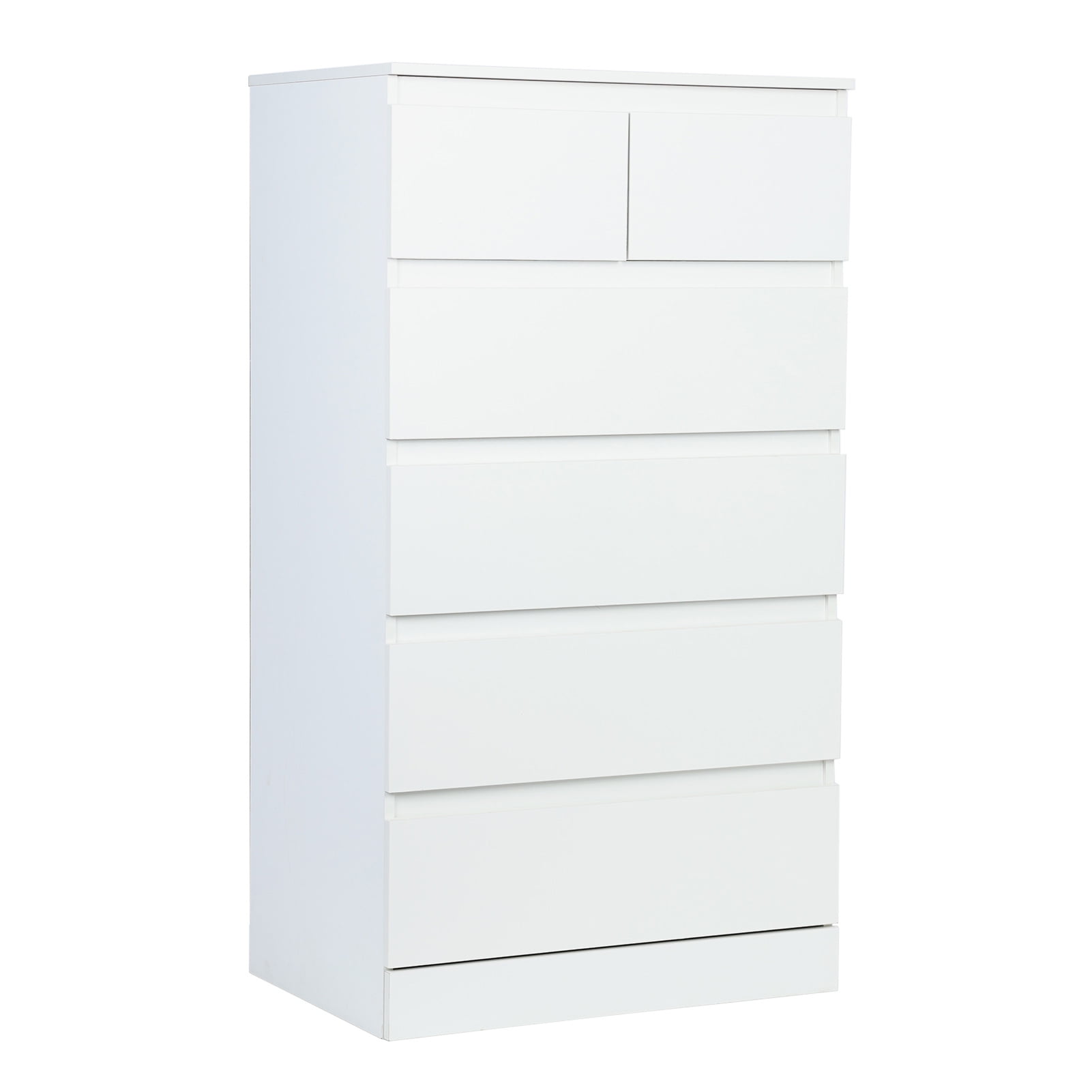 JYS Dresser, White Dresser, Bedroom Dresser & Chests of Drawers, Tall Dresser with 6 Wood ...