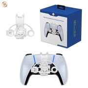JYS PS5 Mini Racing Steering Wheel, Ergonomic Game Controller Steering Wheel Attachment for PS5 DualSense, Enhanced Grip Racing Wheel Accessory for PS5 Car Driving & Racing Games