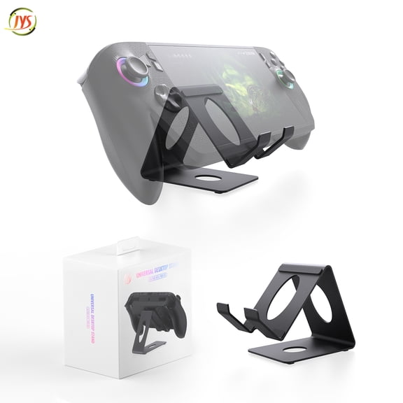 JYS Universal Gaming Handheld Stand - Compatible with ROG Ally, Xbox Ally/X, Switch 2, Steam Deck | Anti-Slip Adjustable Dock with Heat Dissipation for Home & Travel