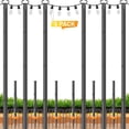 thumbnail image 1 of JYTOBN 10Ft String Light Poles 6 pack,Poles for Hanginig Outdoor String Lights with Fork and Fence Clamp, 1 of 8