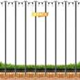 thumbnail image 1 of JYTOBN 10Ft String Light Poles 8 pack,Poles for Hanging Outdoor String Lights with Fork and Fence Clamp,Freestanding or Mounted on Fence/Deck/Patio, 1 of 8