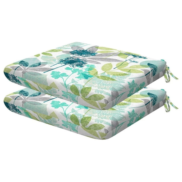 JYUii Indoor/Outdoor Breeze Universal Seat Cushion Recycled Fiberfill, Weather Resistant