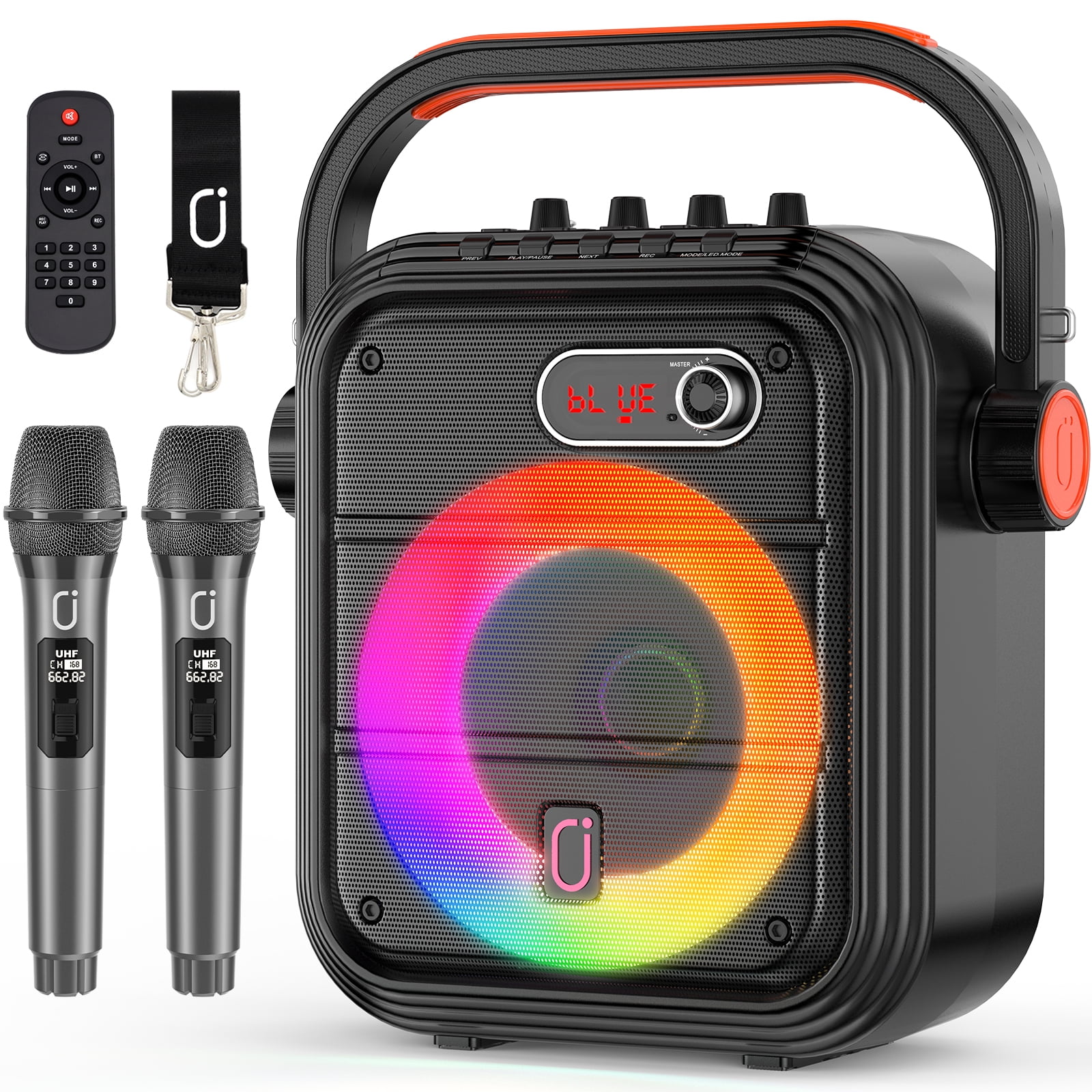 JYX 66Pro Karaoke Machine, Singing Machine Home Karaoke System with 2