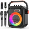 JYX 66Pro Karaoke Machine, Singing Machine Home Karaoke System with 2 Karaoke Microphones