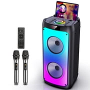JYX Party Speaker, Portable Bluetooth Speaker for Outdoor/ Home, Rgb Lights, Deep Stereo Bass