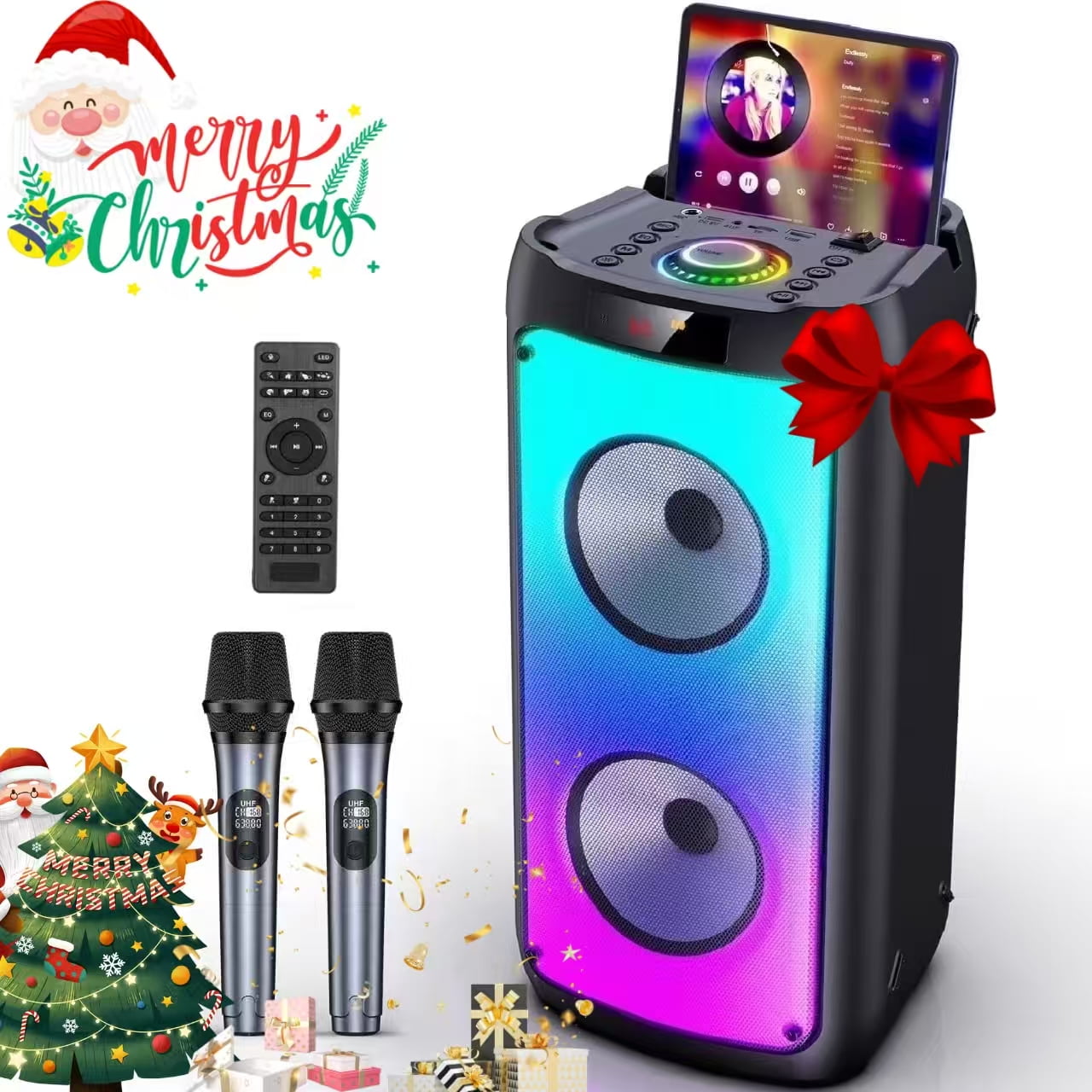 Free Shipping! JYX Bluetooth Party Speaker with 2 Wireless