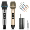 JYX Pro Dual Wireless Microphones for PA System, Handheld Microphones