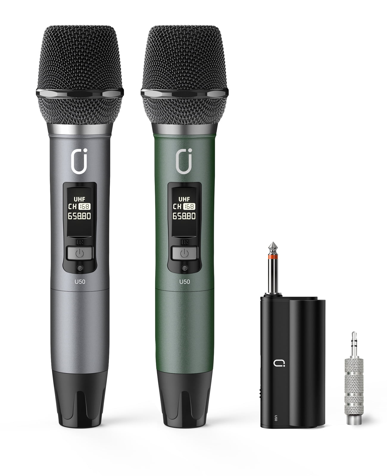 JYX Dual Wireless Microphones, UHF Handheld Karaoke Microphones with