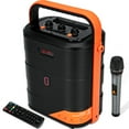 JYX Karaoke Machine, Bluetooth Speaker with Wireless Karaoke Microphone
