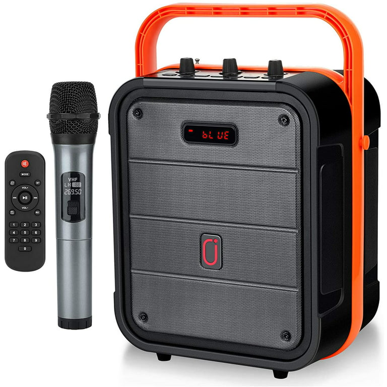 Diydeg Portable Karaoke Machine, Powerful Bluetooth PA Speaker