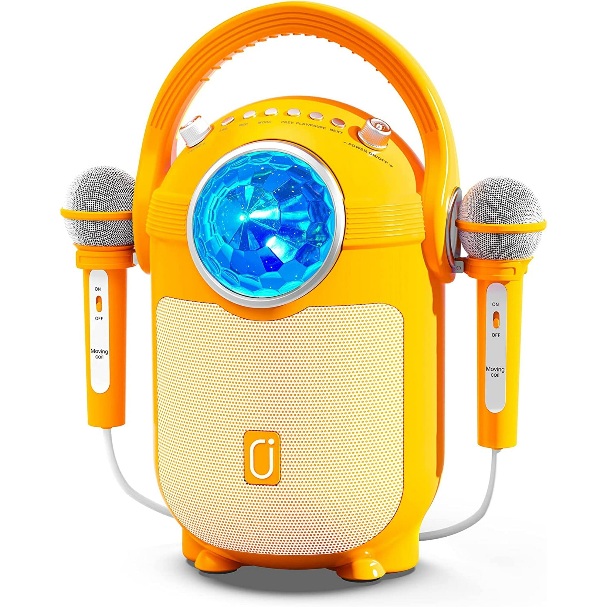 JYX Kids Karaoke Machine, Singing Along Karaoke Machine for Kids with 2 Microphones PA System