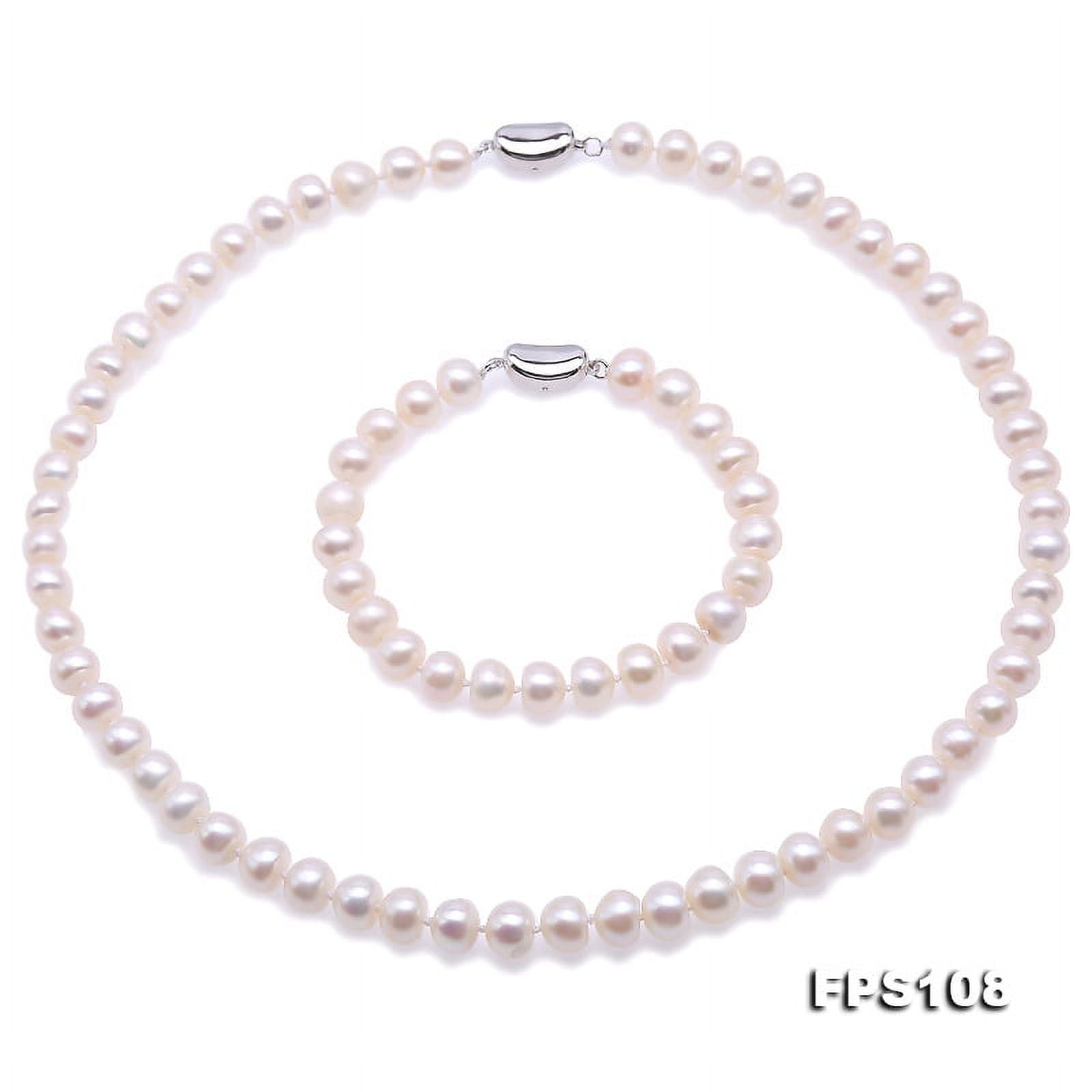 PRY シュウト　 Silver & White Pearl Necklace PRY シュウト Silver & White Pearl Chain