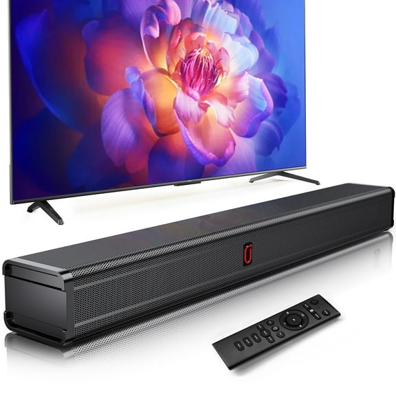 JYX Sound Bar for TV, 2.0 Channel Surround Sound Bar with Bluetooth and HDMI-ARC Connectivity, Soundbar with Bass Reflex Speaker