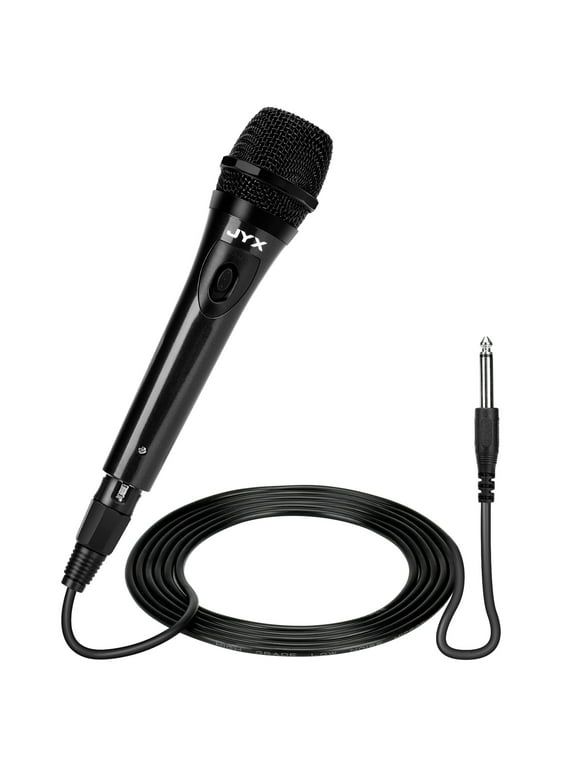 JYX Unidirectional Dynamic Microphone for Karaoke Singing, Professional Handheld Karaoke Microphone, Wired Mic for Singing, Speech