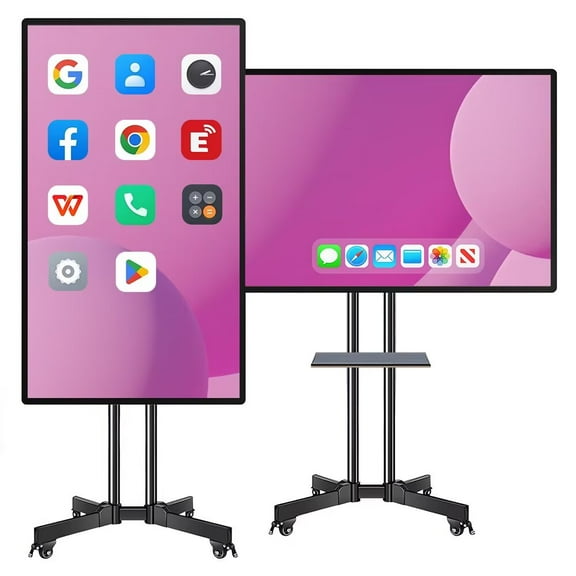 JYXCN 49" 4K Smart Board, Multi-Touch Whiteboard Dual OS & Wireless Sharing Smartboard Interactive Display for Education Training, Offices Smart TVs