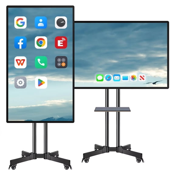 JYXCN 49-Inch Multi-Touch Smart Board | All-in-One Electronic Calendar with Cloud Sharing, Wireless Projection for Office/Classroom Advertising