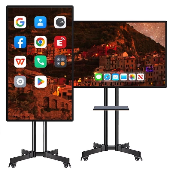 JYXCN 49" Smart Board Pro, 2K Touchscreen with Windows OPS, Split-Screen Whiteboard for Training