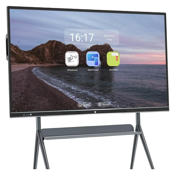 JYXCN 4K Business Smart Board 86-inch, Child Lock Feature, USB Media Playback for Office & School