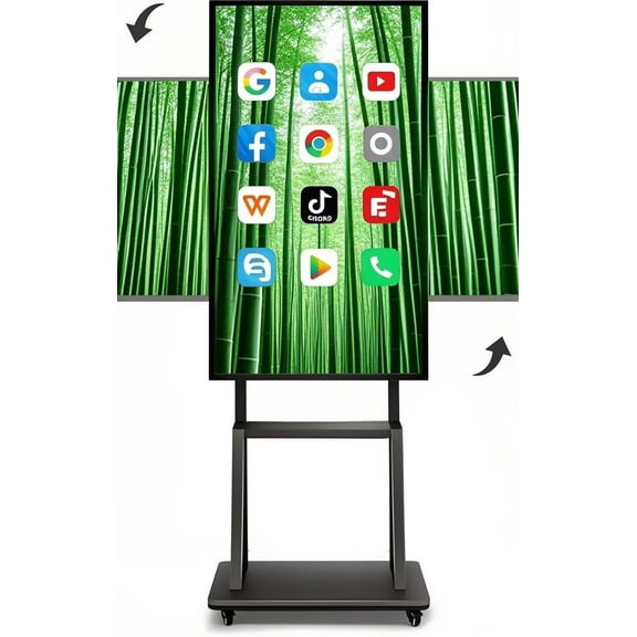 JYXCN 4K Smart Board 49 Inch Interactive Whiteboard, All-in-One Touch Screen Computer with Dual System & Cloud Sharing Perfect for Classroom, Office & Presentations​