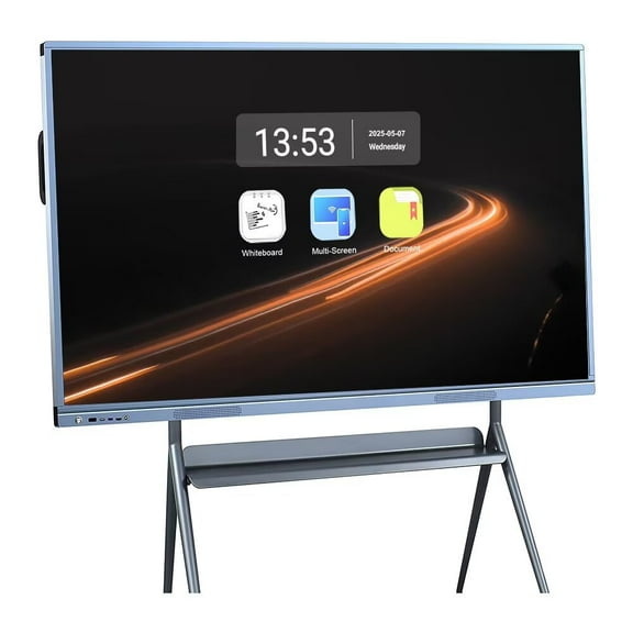 JYXCN 4K Smart Board 55 Inch All-in-One Touch Screen Interactive Whiteboard with Dual System & Cloud Sharing for Classroom, Office & Presentations Smart TVs