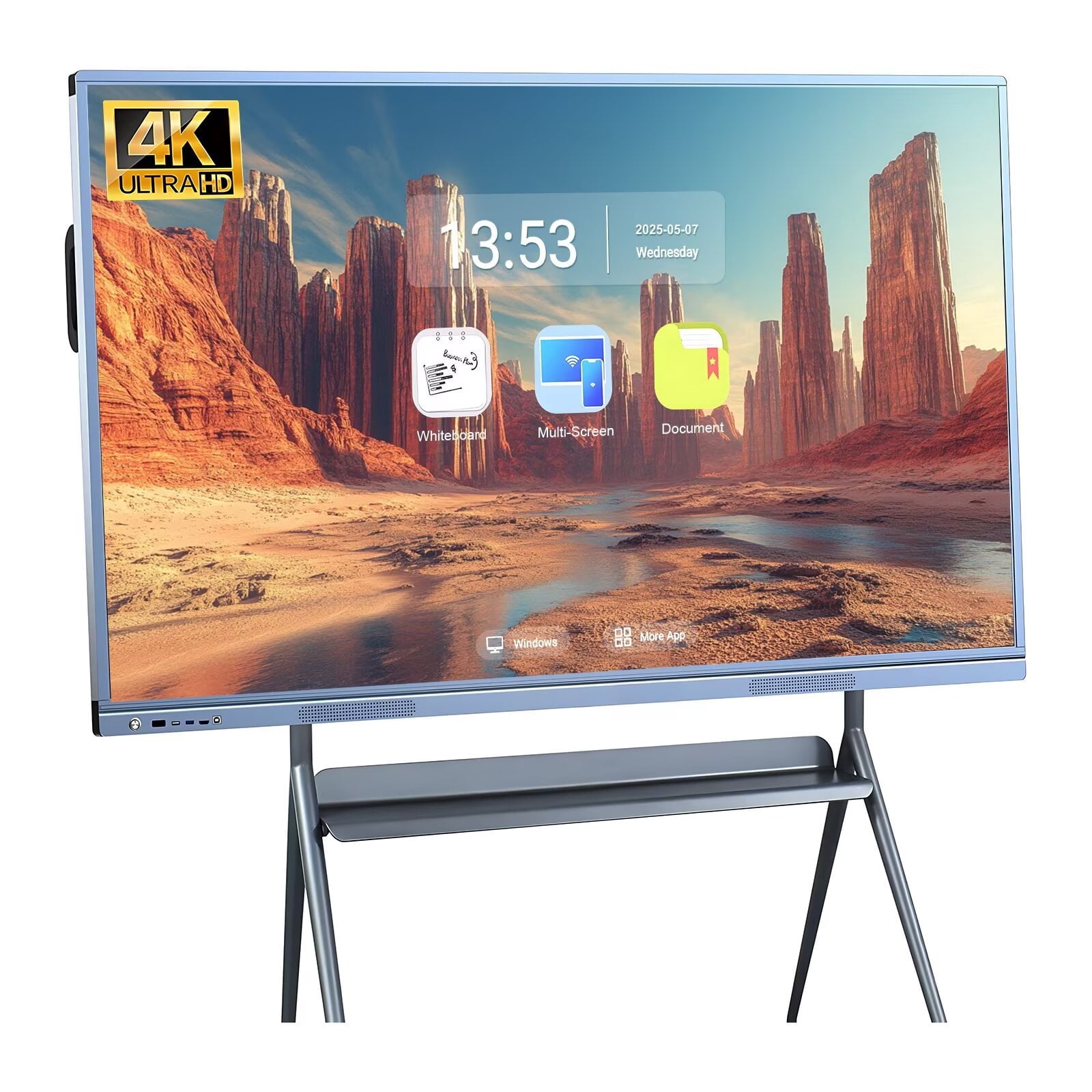 JYXCN 4K Smart Board 55 Inch Touch Screen, Upgrade Your Classroom & Office! All-in-One Computer with Dual System & Cloud Sharing for Education & Conferences​