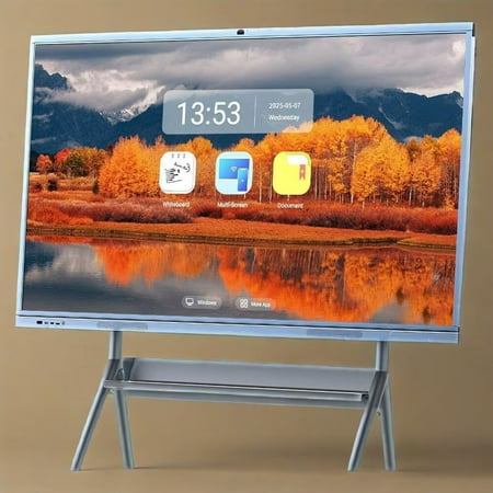 JYXCN 4K Smart Board 65 Inch Touch Screen, Upgrade Your Classroom & Office! All-in-One Computer with Dual System & Cloud Sharing for Education & Conferences