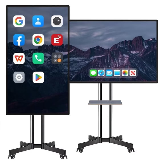 JYXCN 4K UHD Smart Board 49", Touch Screen Digital Electronic Calendar All-In-One Smartboard Interactive Whiteboard Android & Windows OS Smart TVs