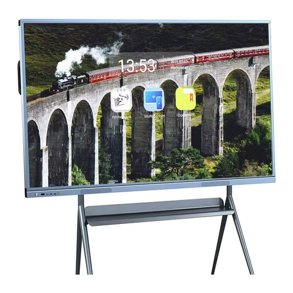 JYXCN 55 Inch 4K UHD Smart Board, Digital Electronic Calendar All-In-One Smartboard Touch Screen Digital Whiteboard for Teaching & Presentations Smart TVs