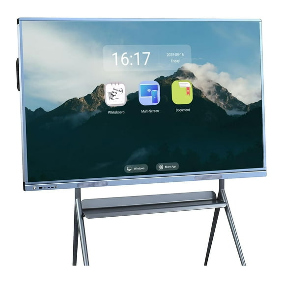 JYXCN 55-inch Conference Display with OPS Slot, 4K Touch Screen, Timer & Recording for Classrooms