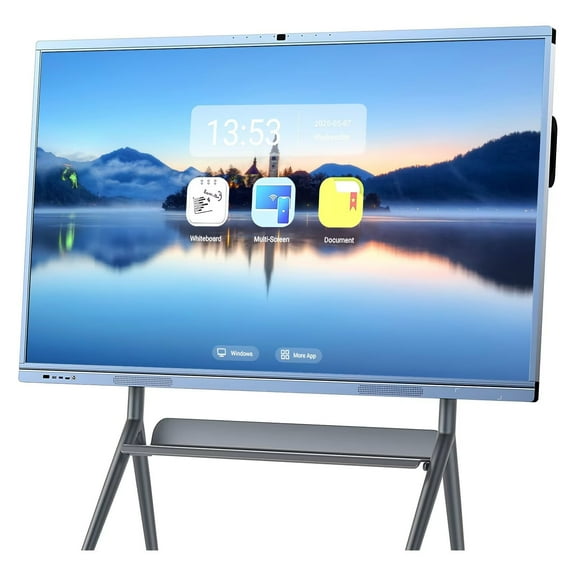 JYXCN 65" 2160p Smart Board, Interactive Whiteboard Multi Touch Screen, All-in-One Computer for Classroom & Conference