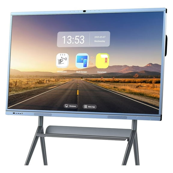 JYXCN 65 Inch 2160p Smart Board, Interactive Whiteboard Multi-Touch for Education & Business