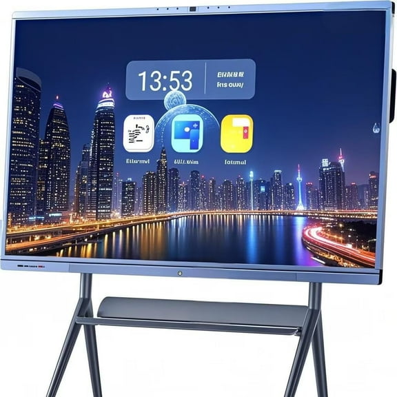 JYXCN 65 Inch Digital Whiteboard, 2160p Touch Screen Smart Board for Teaching, Presentations & Meetings