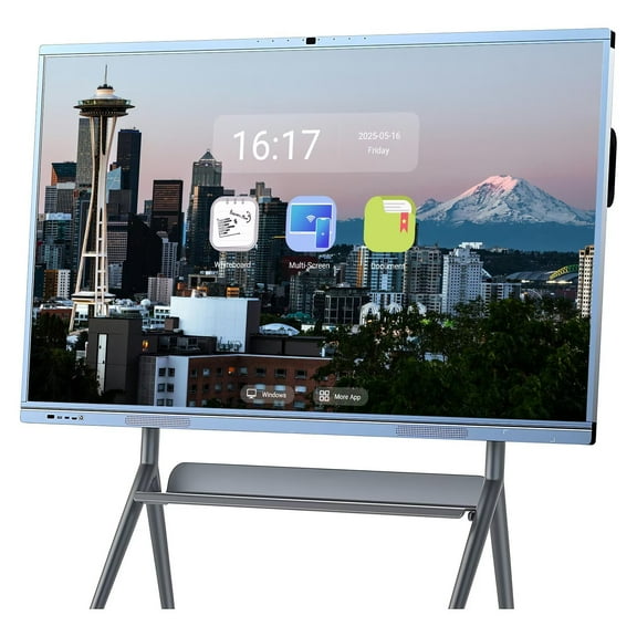 JYXCN 65 inch Smart Board Pro Live Streaming Display, Screen Mirroring Reverse Control IR Touch Rotatable 4K Monitor Wireless 5G/WiFi Connectivity for Digital Signage, School & Conferences