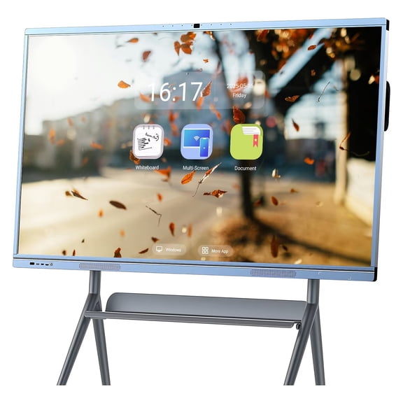 JYXCN 65 inch Smart Boards Screen Mirroring Reverse Control IR Touch Wireless 5G/WiFi Connectivity for Digital Signage, School & Conferences