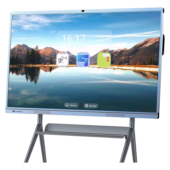JYXCN 65 inch Smartboard Electronic Whiteboard Reverse Control IR Rotatable 4K Monitor Wireless Presentation Boards for Digital Signage, School & Office