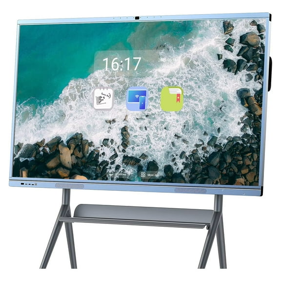 JYXCN 65 inch Smartboard Interactive Whiteboards, Touch Screen Mirroring Reverse Control IR Rotatable 4K Monitor Wireless Presentation Boards for Digital Signage, School & Office