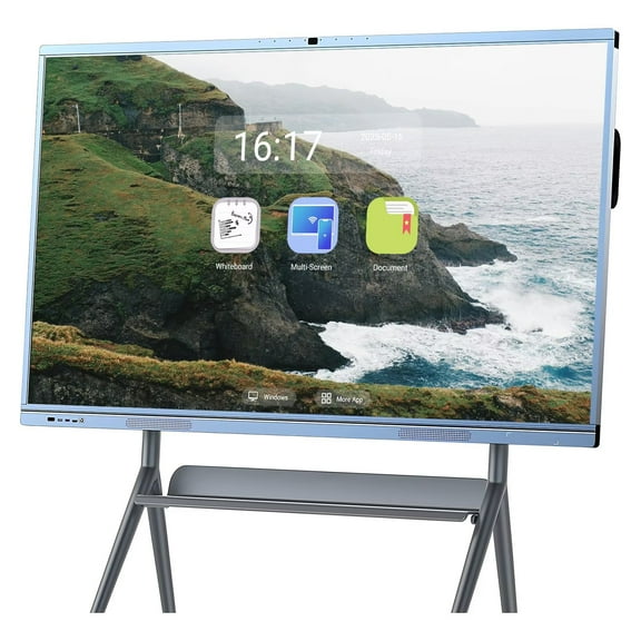 JYXCN 65 inch Smartboard Touch Screen Mirroring Reverse Control IR Rotatable 4K Monitor Wireless Presentation Boards for Digital Signage, School & Office