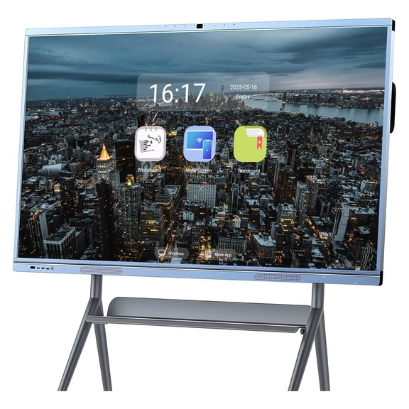JYXCN 65inch Smart Boards Reverse Control IR Rotatable 4K Monitor Wireless Presentation Boards for Digital Signage, School & Office