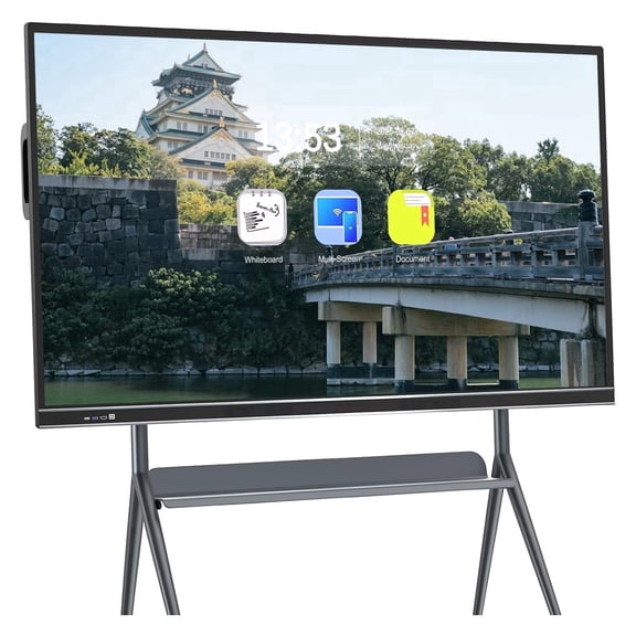 JYXCN 75 Inch 2160p Smart Board, Interactive Whiteboard Multi-Touch for Education & Business