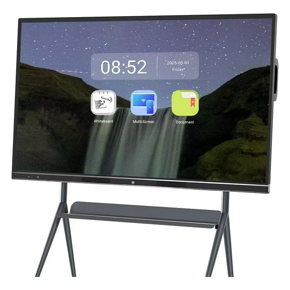 JYXCN 75 Inch Smart Board, Touch Screen Digital Electronic Calendar All-In-One Smartboard, 4K Touch Screen for Teaching STEM & Remote Learning Smart TVs