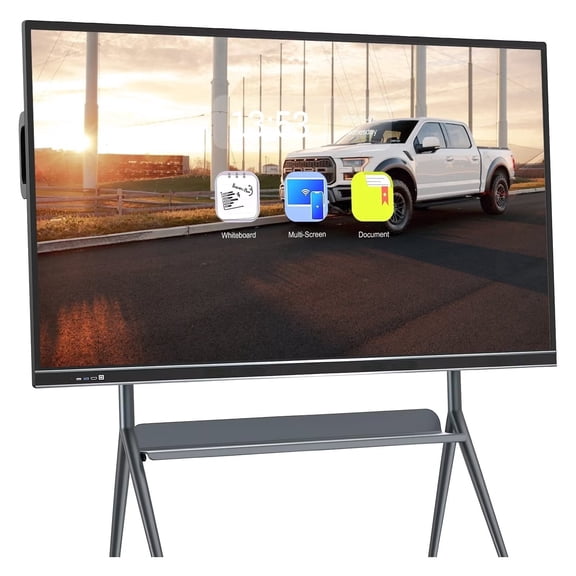 JYXCN 86" 4K Smart Board, Multi-Touch Whiteboard Dual OS & Wireless Sharing Smartboard Interactive Display for Education Training, Offices Smart TVs