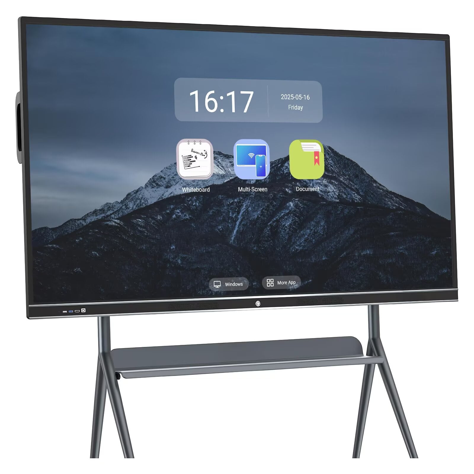 JYXCN 86-inch Interactive Display 4K Android 11, IR Touch Screen with ...