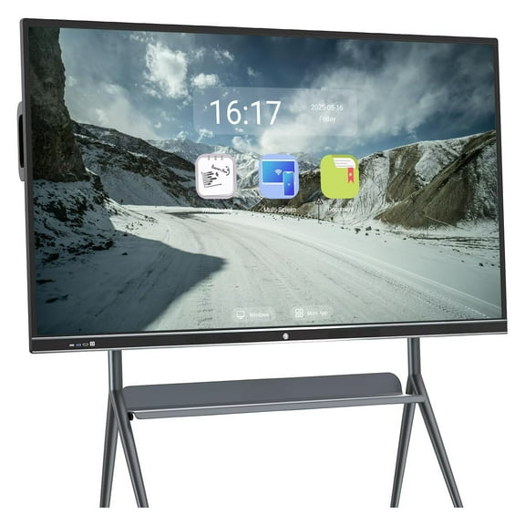 JYXCN 86 inch Smartboard Screen Mirroring Reverse Control IR Touch Wireless Smart TVs for Digital Signage, School & Office & Home