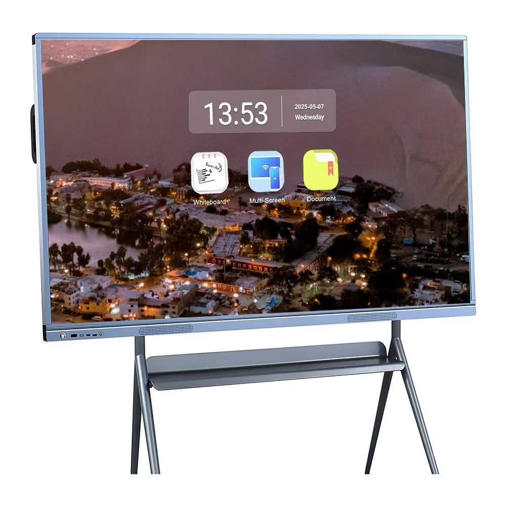 JYXCN All-in-One 55" Smart Board, Touch Screen Digital Electronic Calendar Smartboard 4K Interactive Display for Education Training, Offices Smart TVs