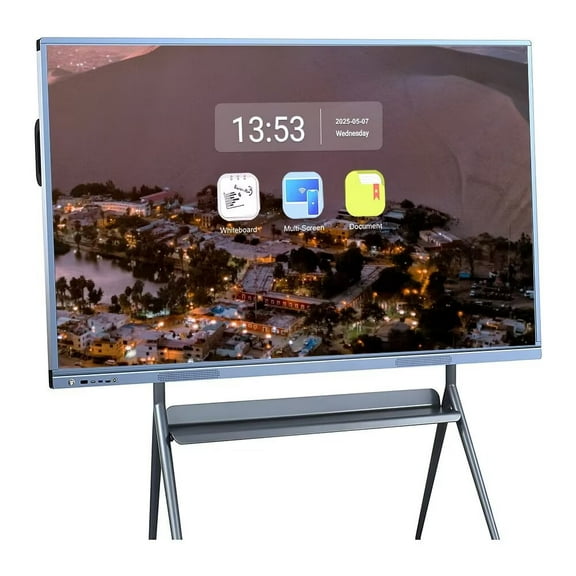 JYXCN All-in-One 55" Smart Board, Touch Screen Digital Electronic Calendar Smartboard 4K Interactive Display for Education Training, Offices Smart TVs