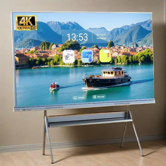 JYXCN Hurry! Smart Board 55''All-in-One Touch Screen with Dual System & Cloud Sharing, Empower Classroom Learning, Streamline Office Workflows & Deliver Stunning Presentations