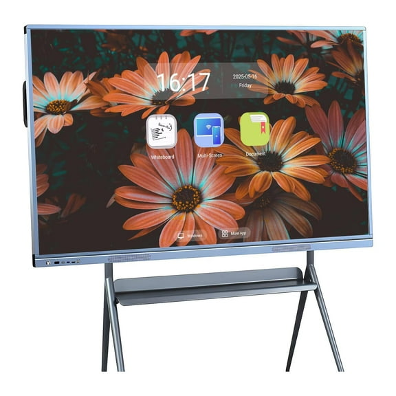 JYXCN Interactive Whiteboard, 2160p monitor 55 Inch Digital Electronic Smart Board for Classroom, Touch Screen All-in-One Computer for Presentation and Education Smart board for conference