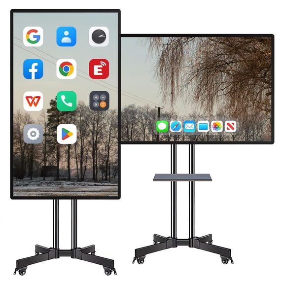 JYXCN Interactive Whiteboard, 49 Inch Digital Electronic All-In-One Computer Touch Smart Board, 1080P Monitor Built-In Camera Player for Advertisin, business and presentation