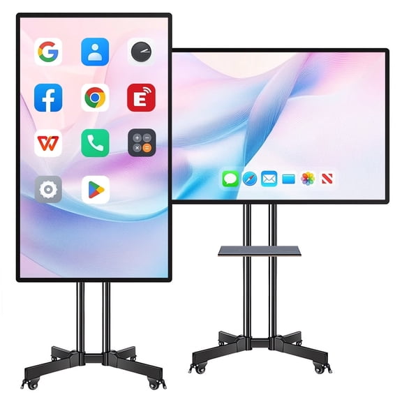 JYXCN Smart Board 49" IR Touch Screen Computer All-in-One Interactive Whiteboard, Cloud Sharing Smartboard for Classroom, Conferences & Business